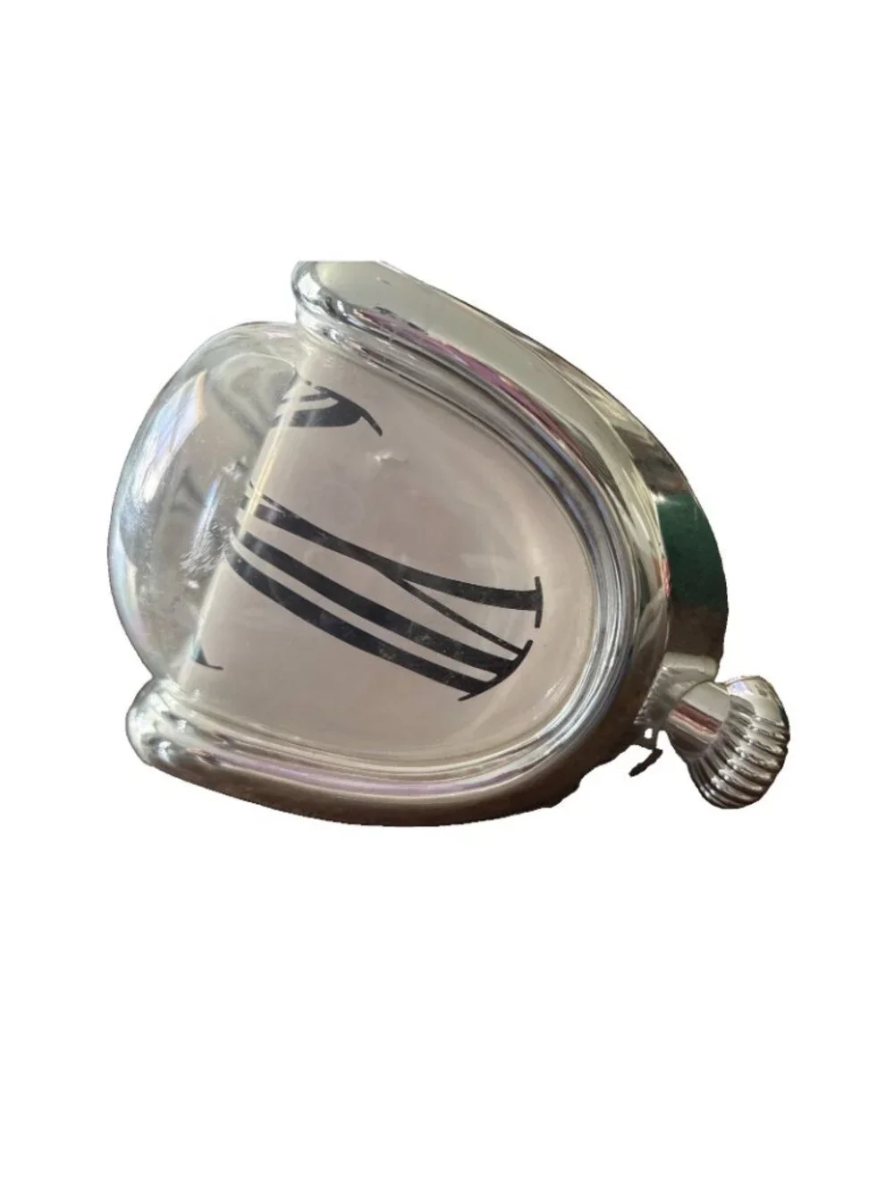 Salvador Dali Style Melting Clock Watch Melted Silver Tone Working-READ!